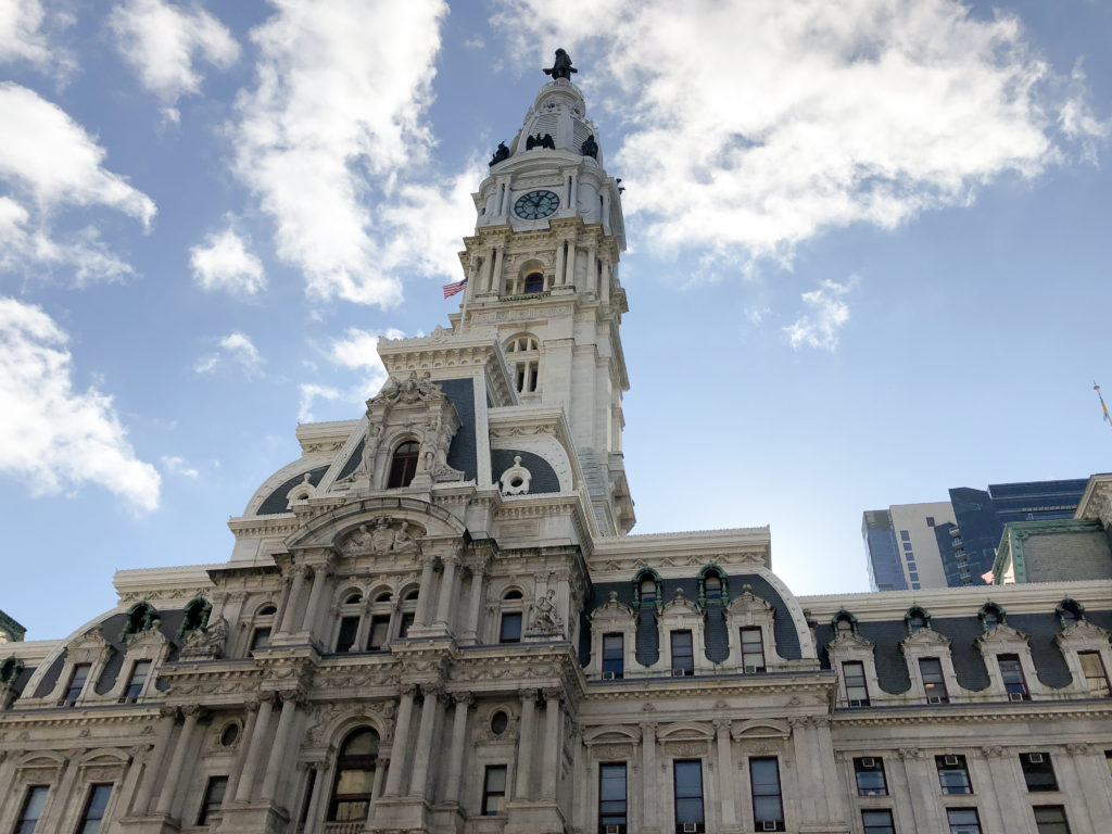 City Hall in Philadelphia, a popular road trip destination