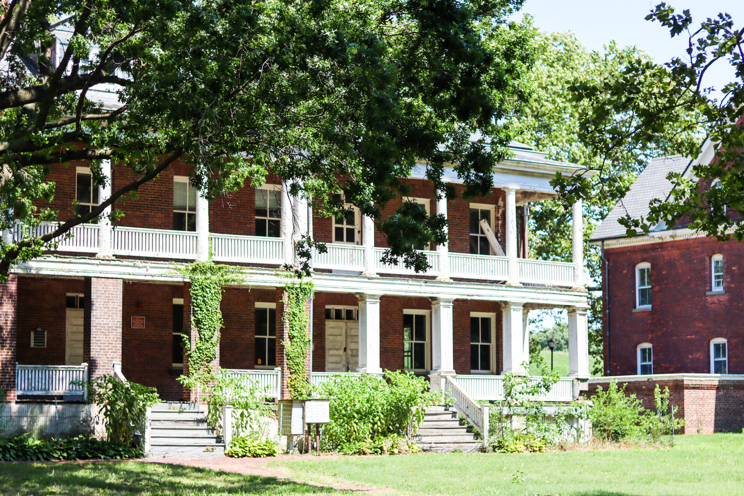 Historic building on Governors Island 